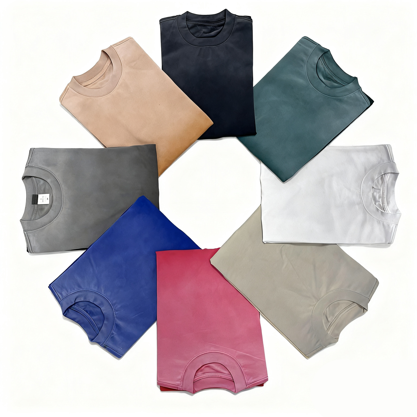 Gradient solid color T-shirt