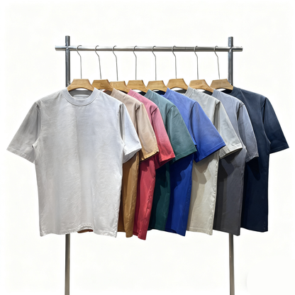 Gradient solid color T-shirt